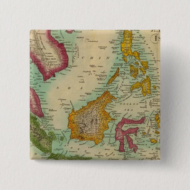 Chapa Cuadrada Islas del Este de la India (Anverso)