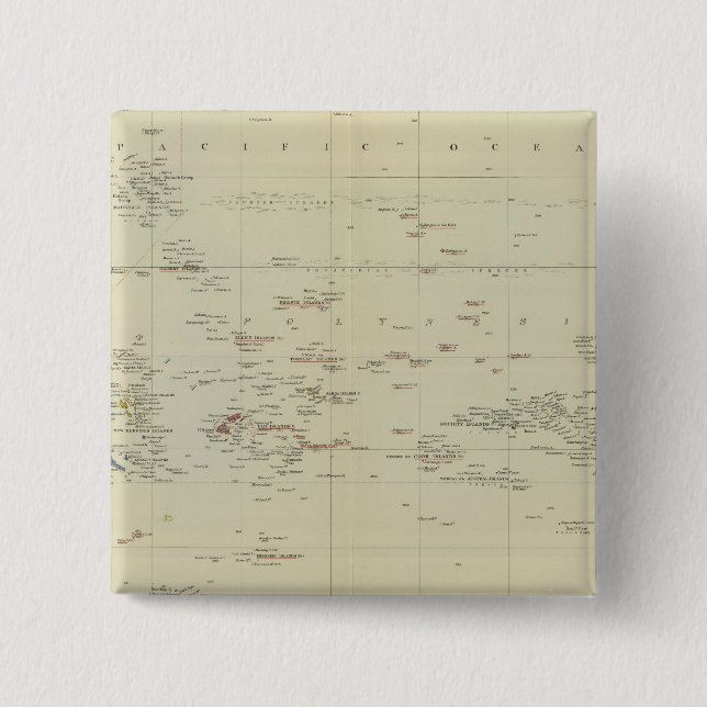 Chapa Cuadrada Islas del Pacífico 2 (Anverso)