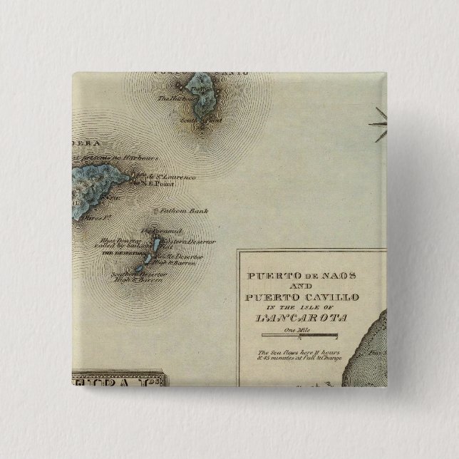 Chapa Cuadrada Islas Madeira (Anverso)