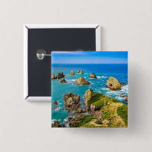 Chapa Cuadrada Islas Nugget Point, Nueva Zelandia