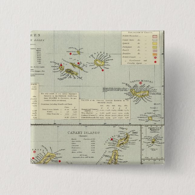 Chapa Cuadrada Islas, Océano Atlántico (Anverso)