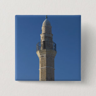 Chapa Cuadrada Israel, Tel Aviv, Jaffa, minarete de la mezquita