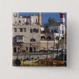 Chapa Cuadrada Israel, Tel Aviv, Jaffa, puerto antiguo de Jaffa