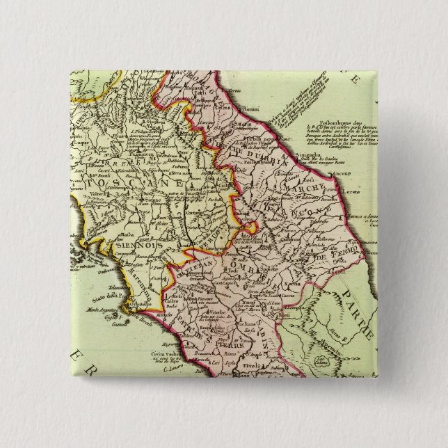 Chapa Cuadrada Italia 15 (Anverso)