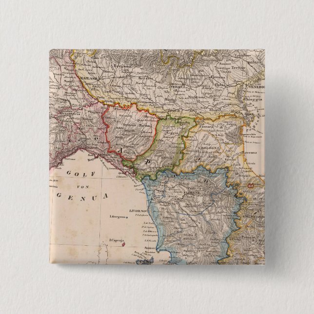 Chapa Cuadrada Italia 15 (Anverso)