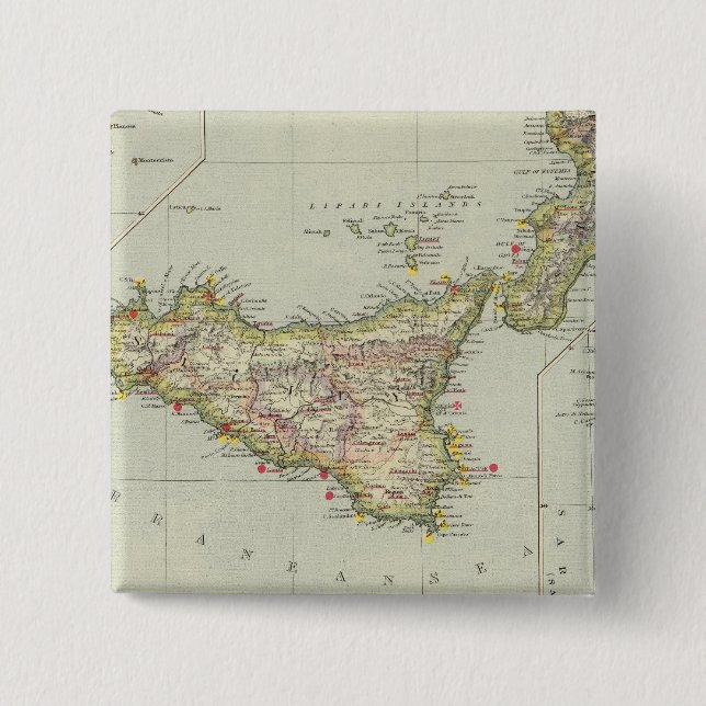 Chapa Cuadrada Italia 19 (Anverso)