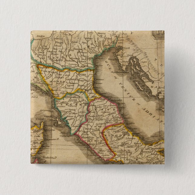 Chapa Cuadrada Italia 20 (Anverso)