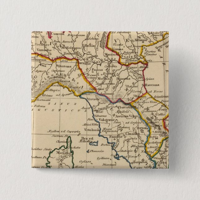 Chapa Cuadrada Italia 20 (Anverso)