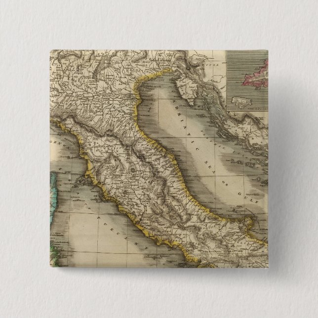 Chapa Cuadrada Italia 22 (Anverso)