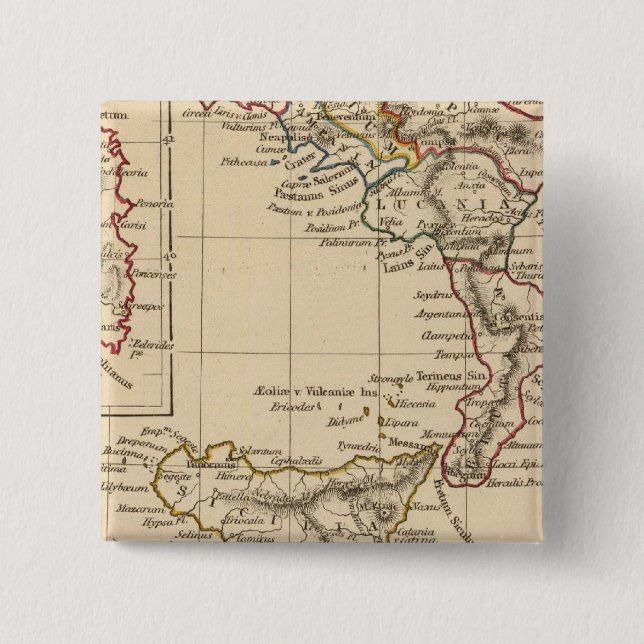 Chapa Cuadrada Italia 4 (Anverso)