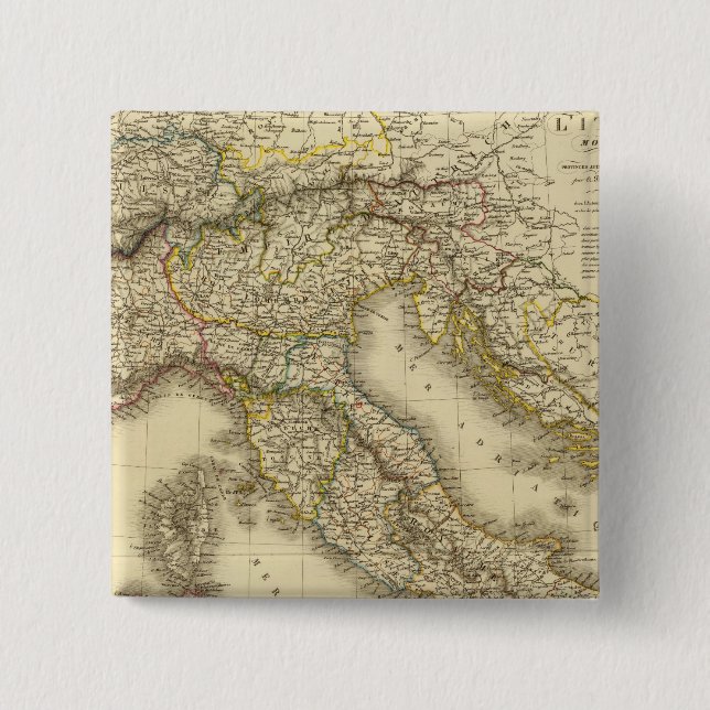 Chapa Cuadrada Italia 6 (Anverso)
