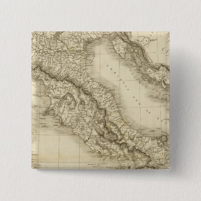 Chapa Cuadrada Italia 8 (Anverso)