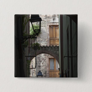 Chapa Cuadrada Italia, Cerdeña, Bosa. Detalle de la calle.