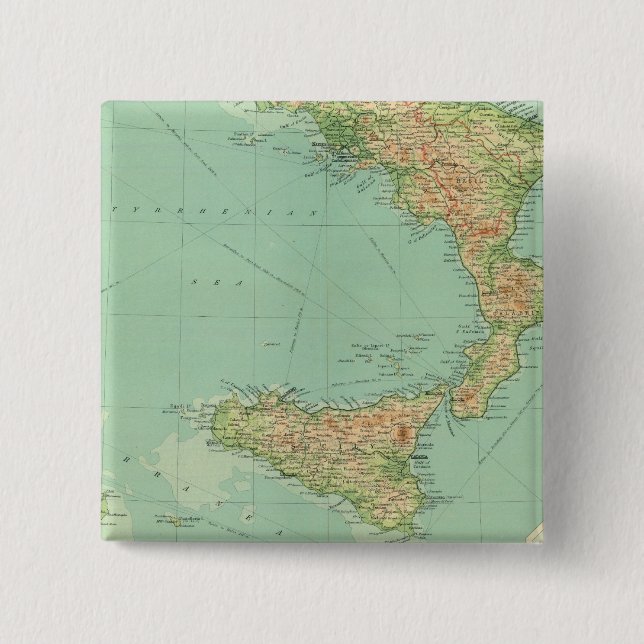Chapa Cuadrada Italia meridional 5 (Anverso)