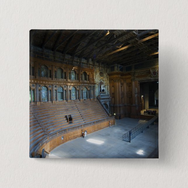 Chapa Cuadrada Italia, Parma, Teatro Farnese (Anverso)