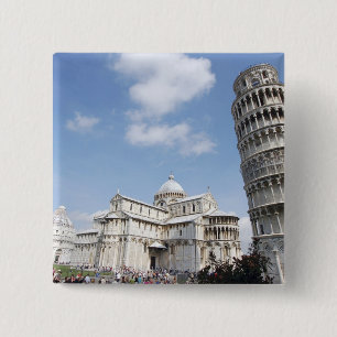 Chapa Cuadrada Italia, Pisa. Catedral, baptisterio y Torre inclin