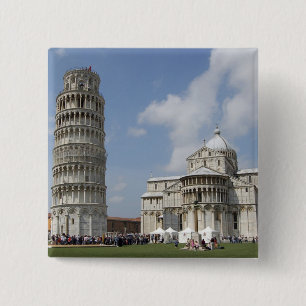 Chapa Cuadrada Italia, Pisa. Torre inclinada de Pisa y