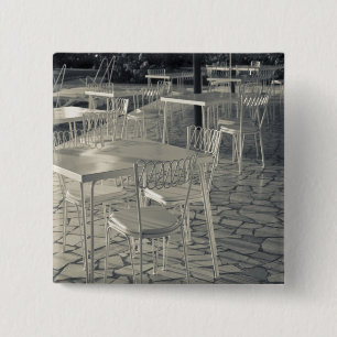 Chapa Cuadrada Italia, provincia de Brescia, Sirmione. Café junto