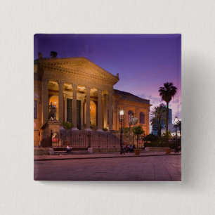 Chapa Cuadrada Italia, Sicilia, Palermo, Ópera del Teatro Massimo
