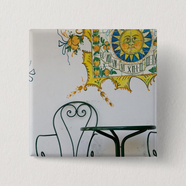 Chapa Cuadrada ITALIA, Sicilia, TAORMINA: Bam, Bar Café Detalle (Anverso)