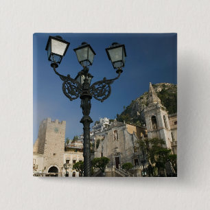 Chapa Cuadrada ITALIA, Sicilia, TAORMINA: Piazza iX Aprile, San