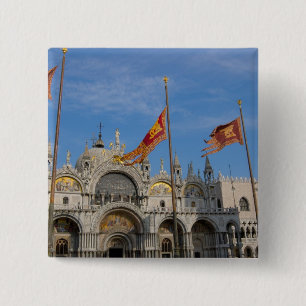 Chapa Cuadrada Italia, Venecia, Basílica de San Marcos en San Mar