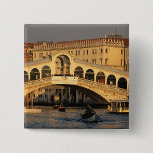 Chapa Cuadrada Italia, Véneto, Venecia, Canal Grande y Rialto