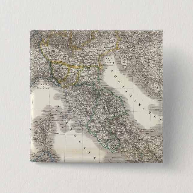 Chapa Cuadrada Italiano - Italia (Anverso)