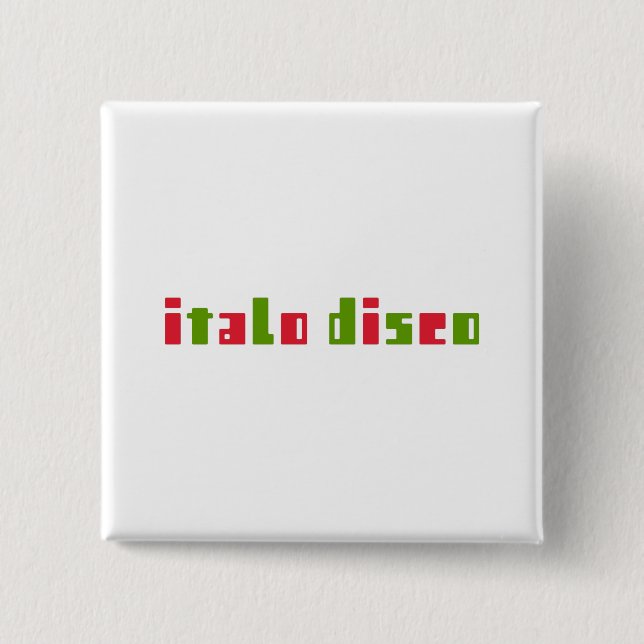 CHAPA CUADRADA ITALO DISCO (Anverso)