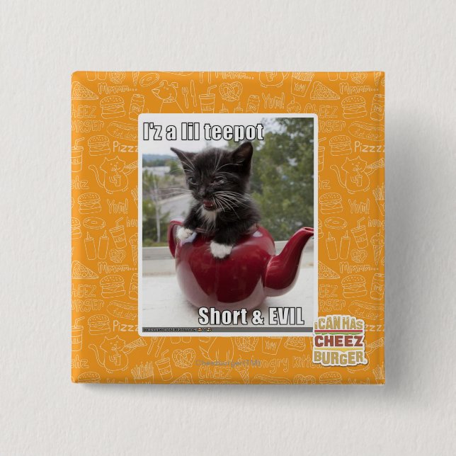 Chapa Cuadrada I'z un teepot del lil (Anverso)