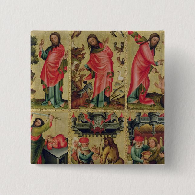 Chapa Cuadrada Izquierda interna del alto altar (Anverso)