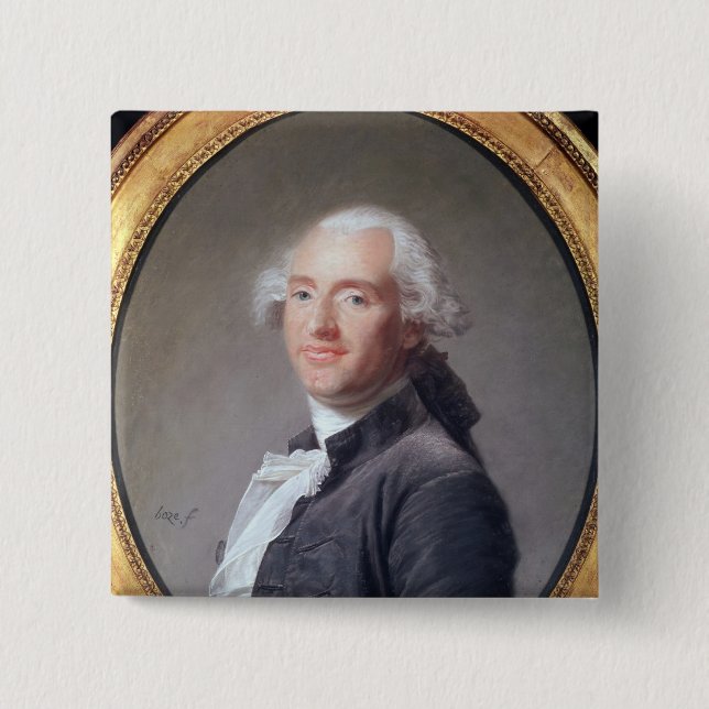 Chapa Cuadrada Jacques Alejandro Cesar Charles (Anverso)