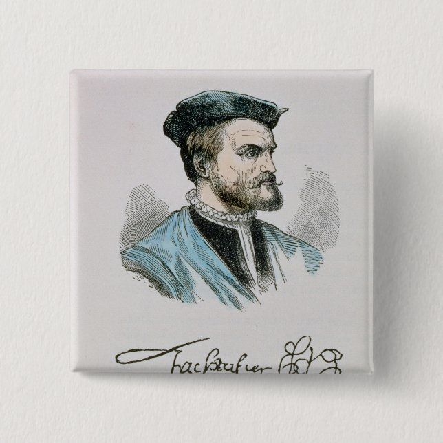 Chapa Cuadrada Jacques Cartier (Anverso)