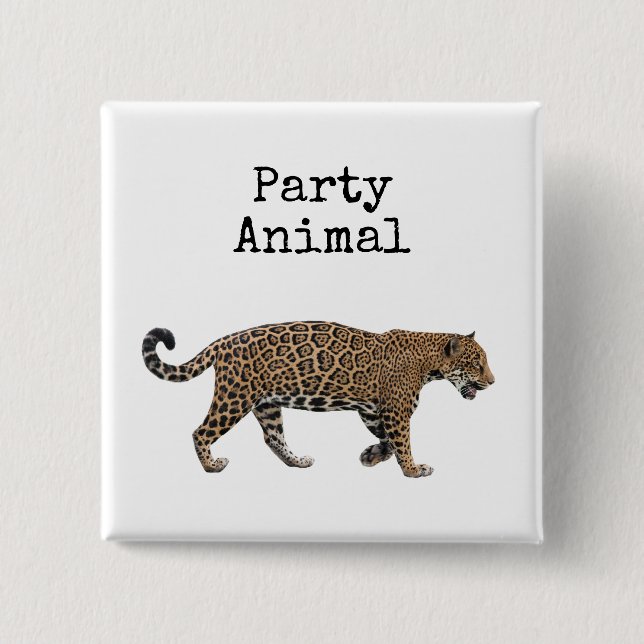 Chapa Cuadrada Jaguar (Anverso)