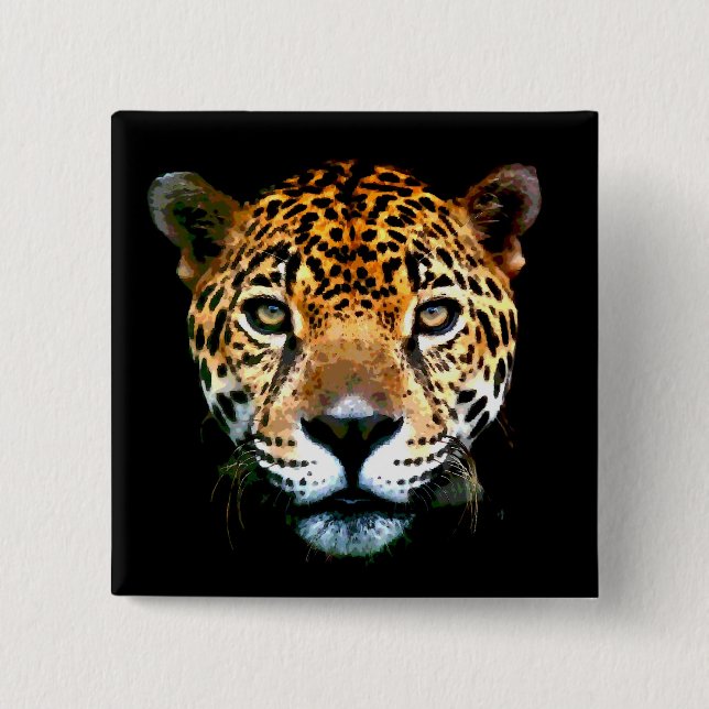 Chapa Cuadrada Jaguar (Anverso)
