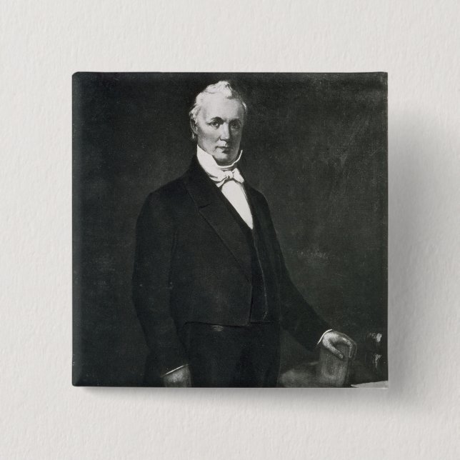 Chapa Cuadrada James Buchanan, décimo quinto presidente del (Anverso)