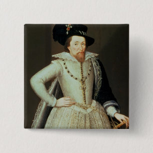 Chapa Cuadrada James I, retrato de la mitad-longitud