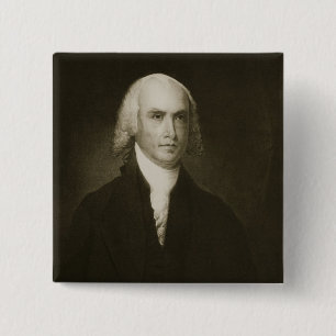 Chapa Cuadrada James Madison, 4to Presidente de los Estados