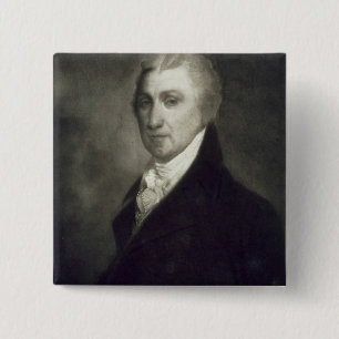 Chapa Cuadrada James Monroe, 5to Presidente de los Estados Unidos