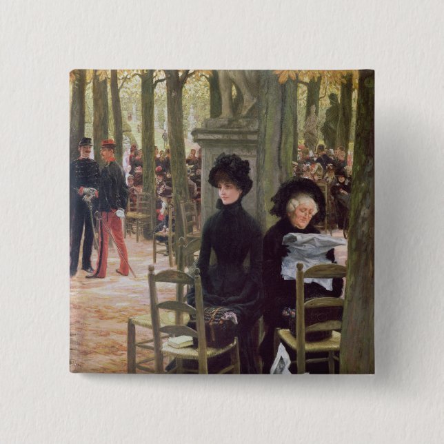 Chapa Cuadrada James Tissot el | sin una dote, 1883-5 (Anverso)