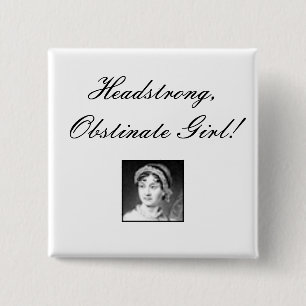 Chapa Cuadrada ¡jane_austen, chica testarudo, obstinado!