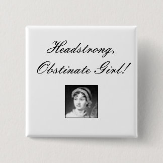 Chapa Cuadrada ¡jane_austen, chica testarudo, obstinado!
