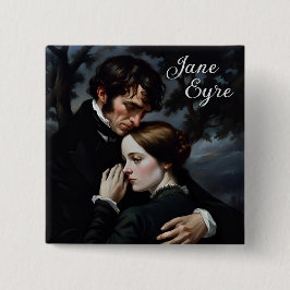 Chapa Cuadrada Jane Eyre y Edward Rochester