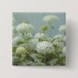 Chapa Cuadrada Jardín blanco del Hydrangea