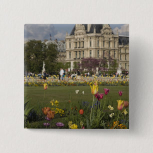 Chapa Cuadrada Jardín de las Tullerías, Louvre, París, Francia
