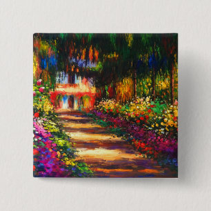Chapa Cuadrada Jardín de Monet en Giverny