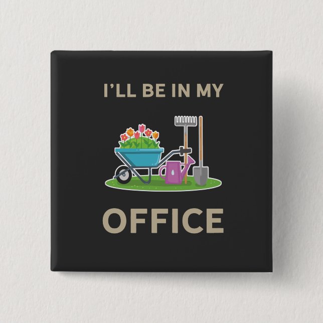 Chapa Cuadrada Jardinería (Anverso)