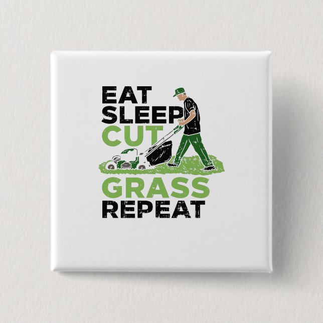 Chapa Cuadrada Jardinería de Césped-Represa (Anverso)