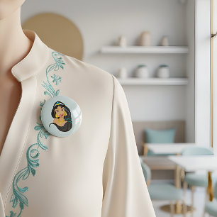Chapa Cuadrada Jasmine Button