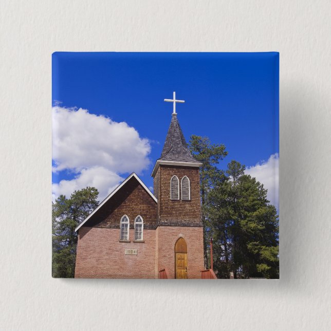 Chapa Cuadrada Jasper, Alberta. (Anverso)